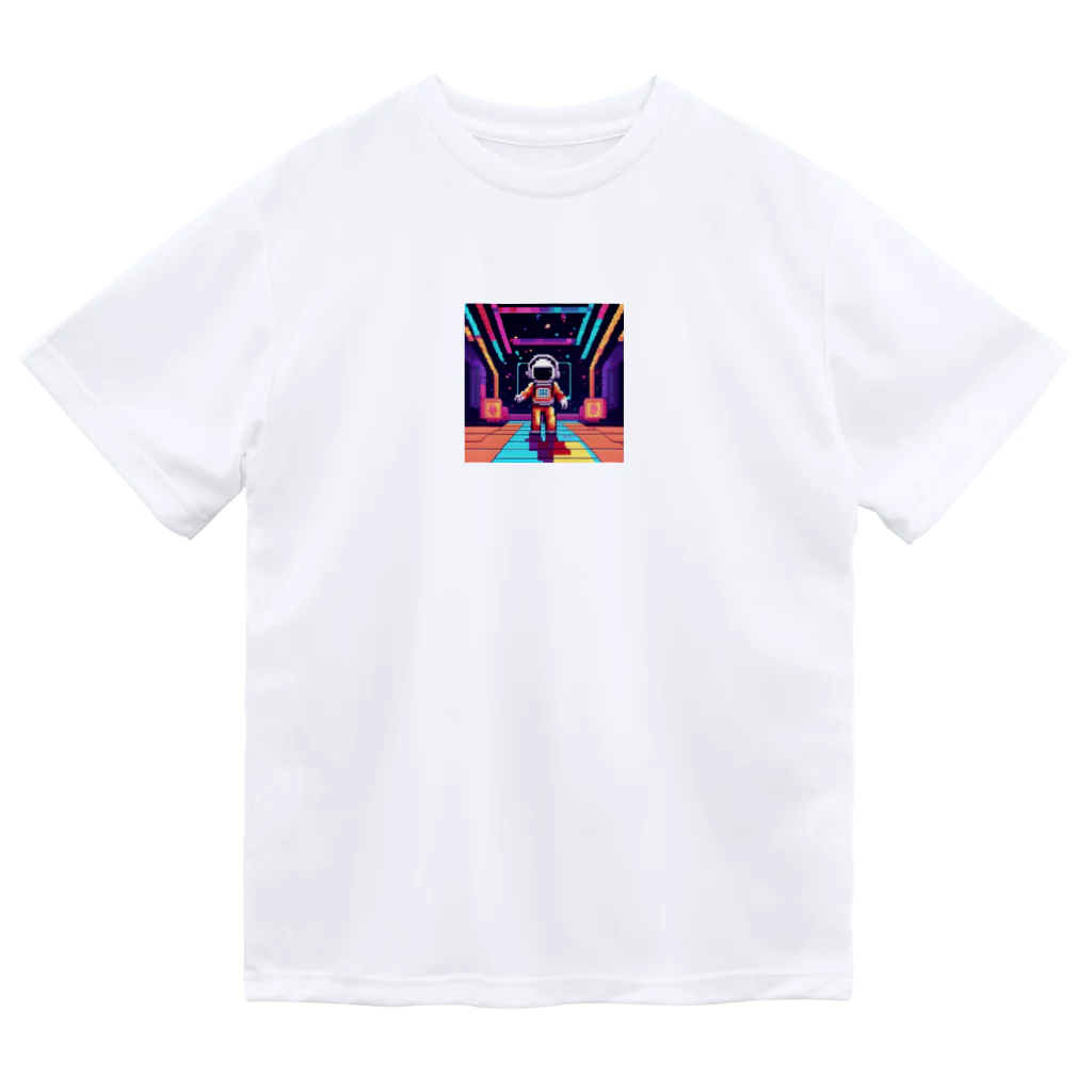 jsaofsjofaakoの宇宙船の中のダンスフロア Dry T-Shirt