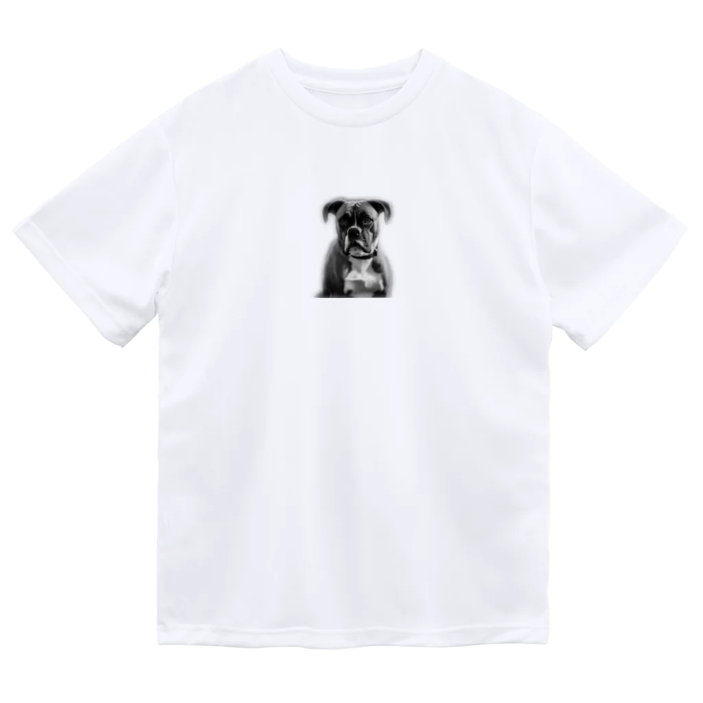 barbyGGGの超キュートなボクサー犬 Dry T-Shirt