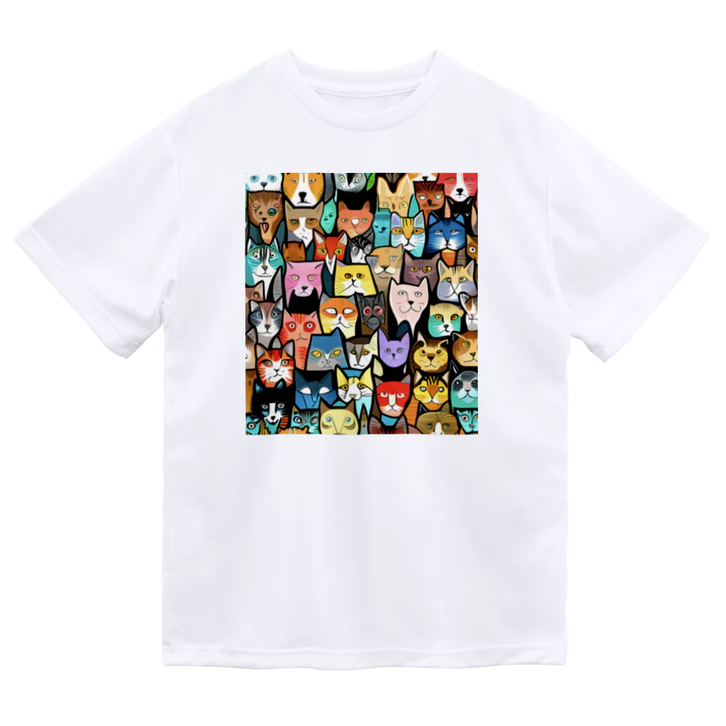 PAC (ポップアートキャット）のPAC (ポップアートキャット) ドライTシャツ