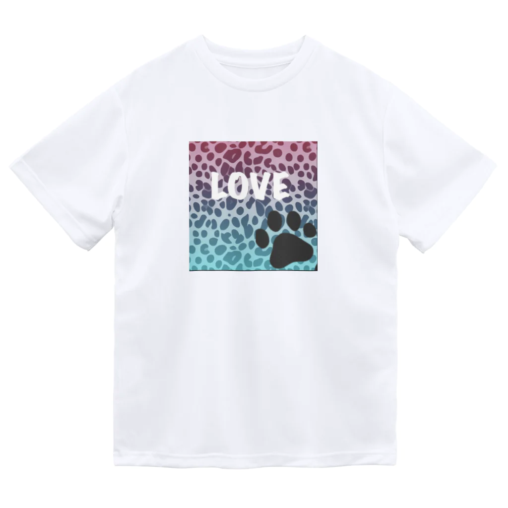 Porte de  bonheur  〜幸せの扉〜の豹柄LOVE🐾シリーズ Dry T-Shirt