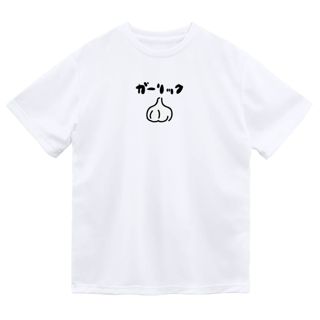 PokuStarのにんにくプリント ドライTシャツ