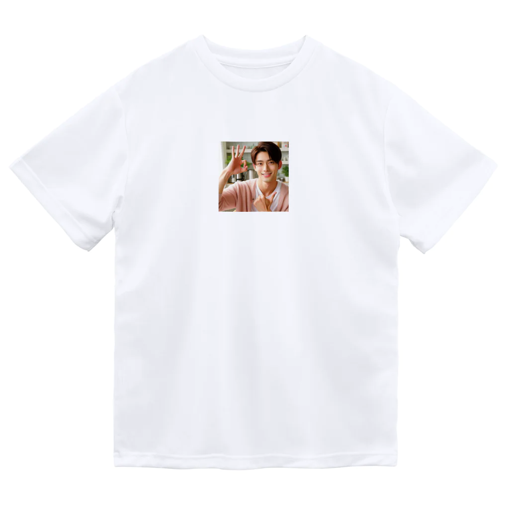 otobokemama06の爽やかな笑顔に元気いっぱい Dry T-Shirt