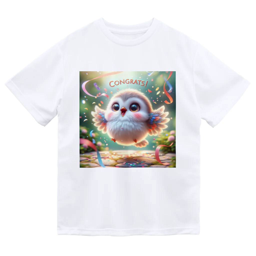 mimikkyu322のCngrats　Bird ドライTシャツ