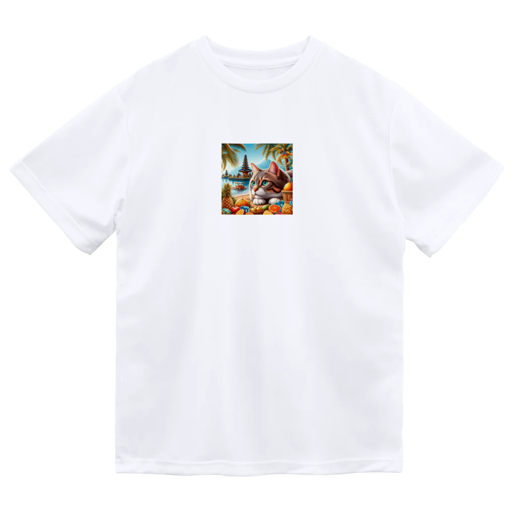 jkmurataの旅大好きなカッコいいねこがバリ島でのんびり Dry T-Shirt