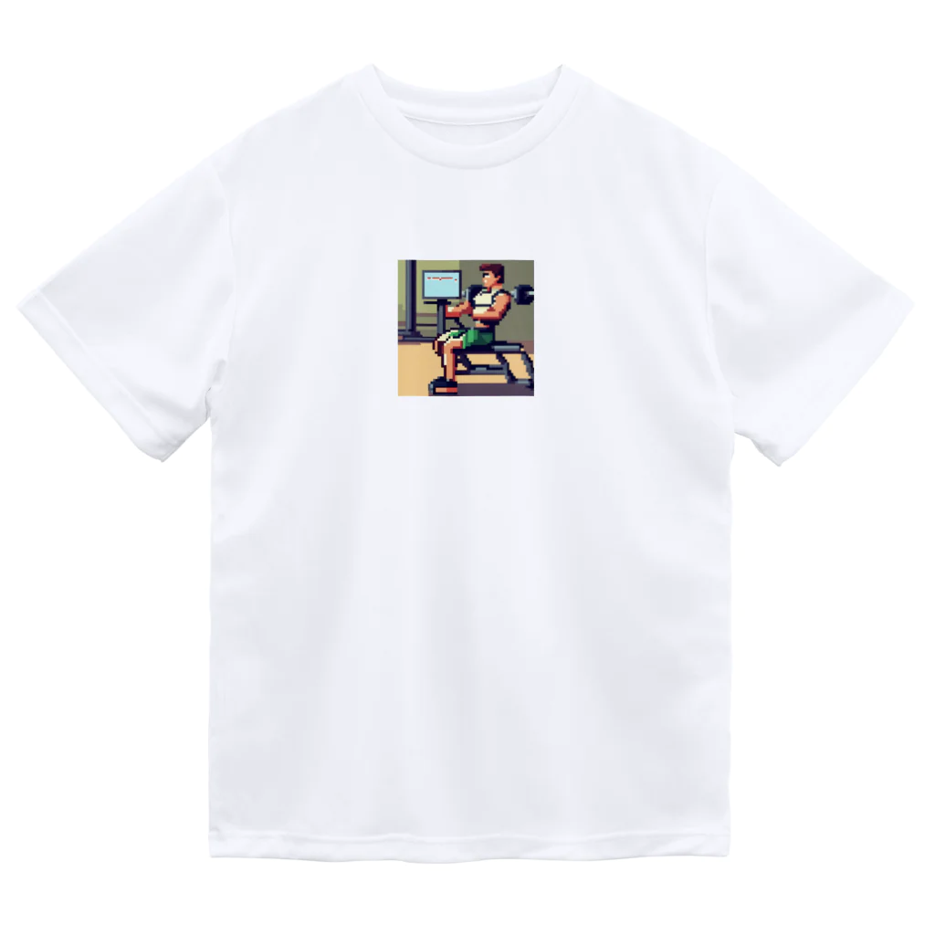 nakasato442の筋トレのドット絵 ドライTシャツ