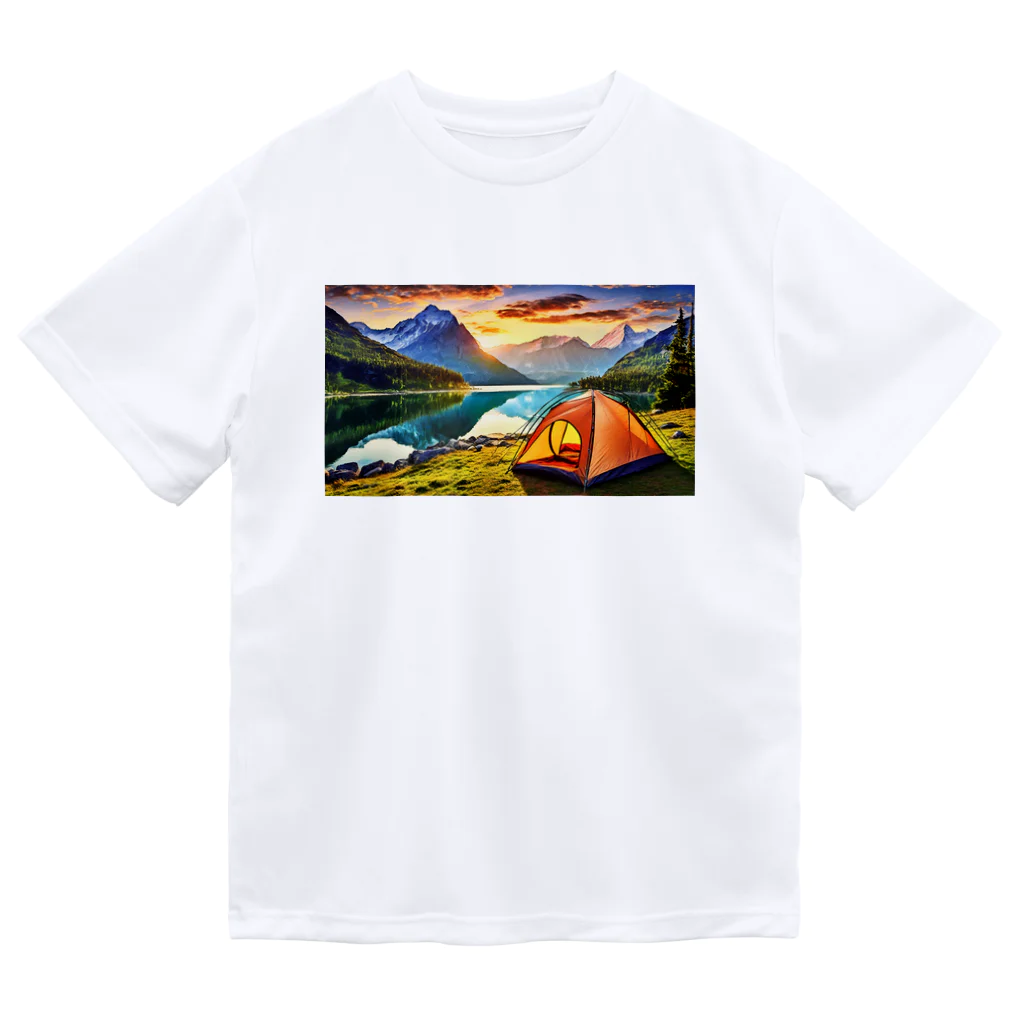 Kz_25@アウトドアーのキャンプファッション -Sunrise- Dry T-Shirt