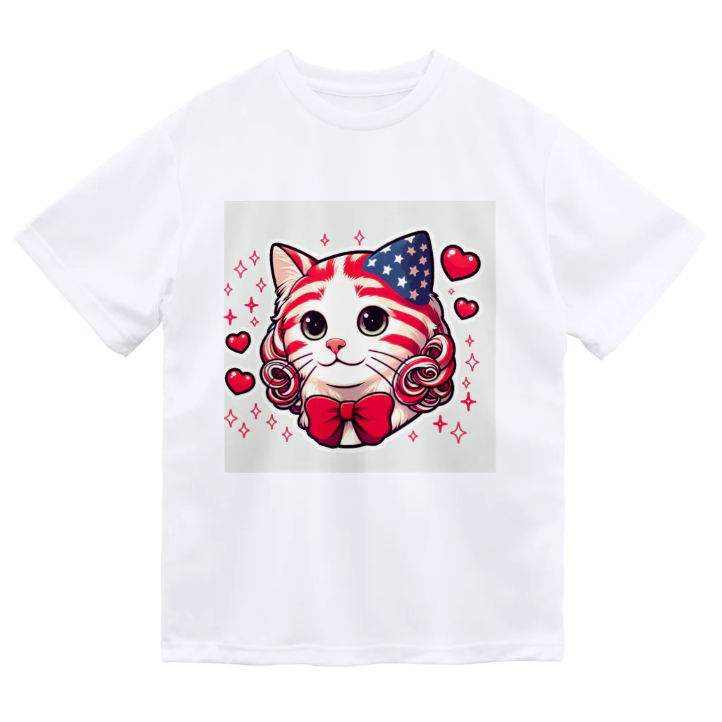 yasurin7000のアメリカンなアメリカンカール ドライTシャツ