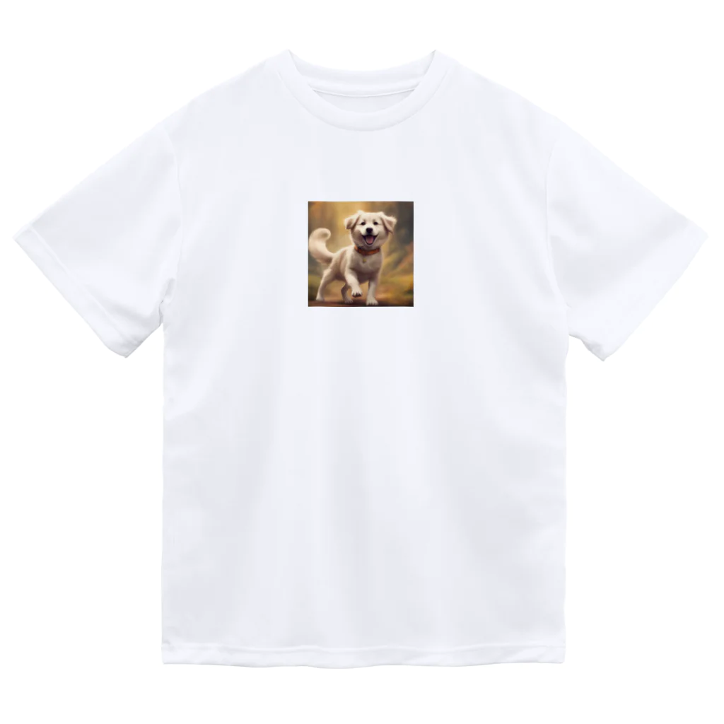 h_n_k_kの可愛い小型犬 ドライTシャツ