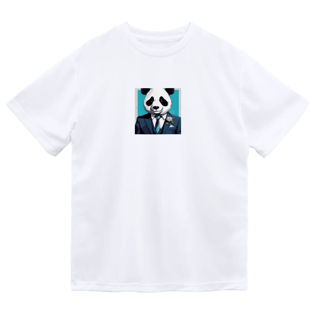 crazypanda2のビジネスパンダ Dry T-Shirt