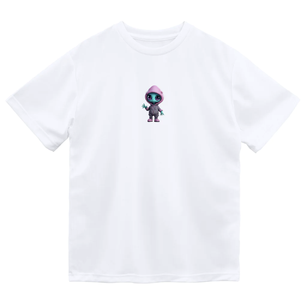 d-design-labの着ぐるみうちゅうじん ドライTシャツ