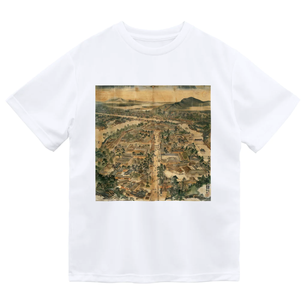 MistyStarkの日本の原風景_江戸の町 ドライTシャツ