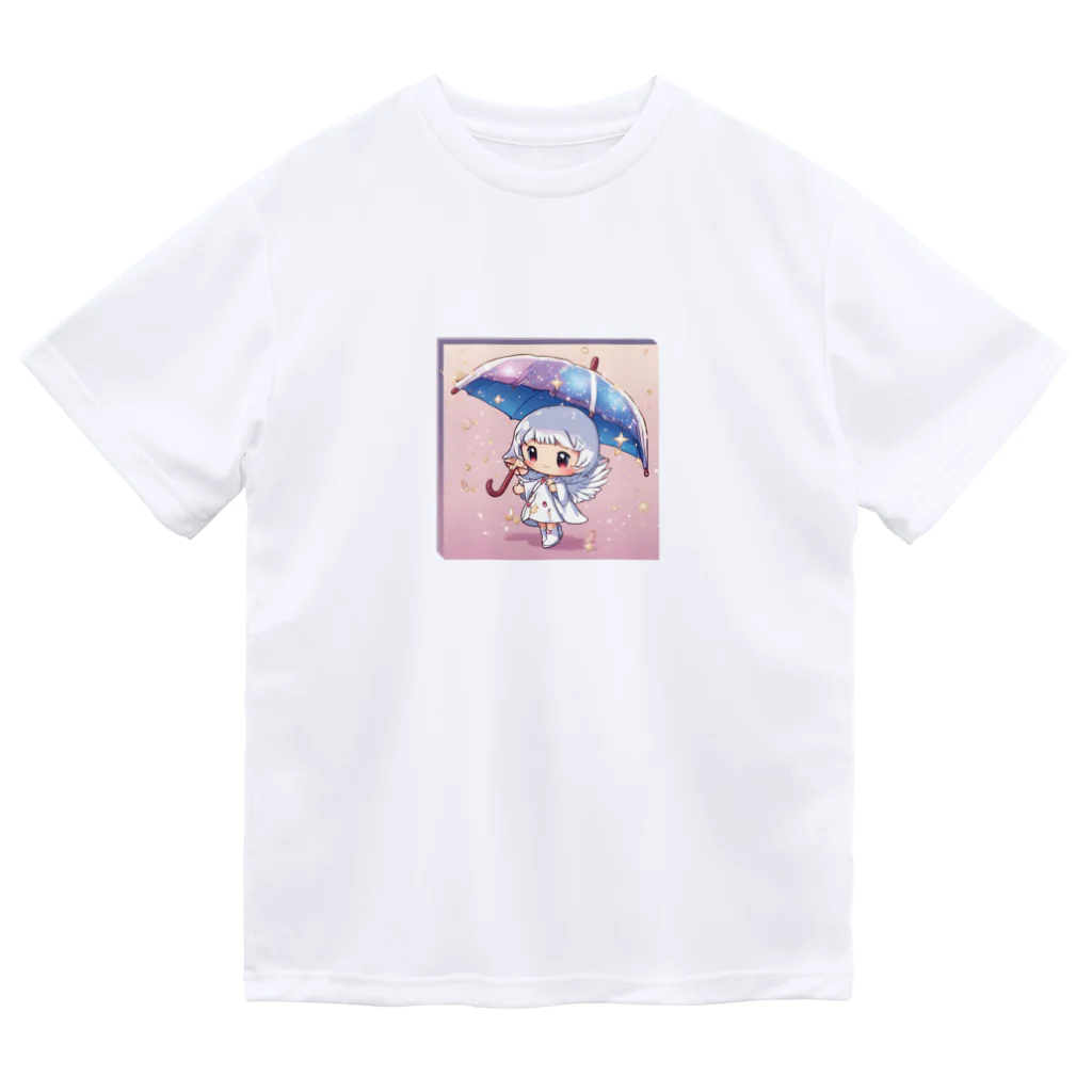 LisaLisaLisaの雨天使ちゃん Dry T-Shirt