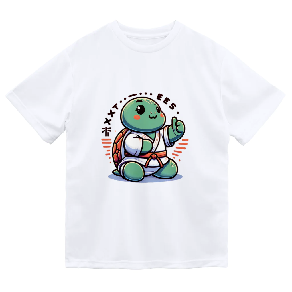 Mushikingの武道カメ ドライTシャツ