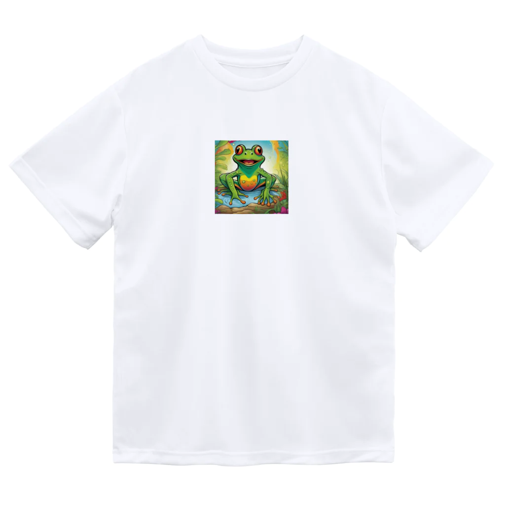 Yta_Tの輝くカエル Dry T-Shirt