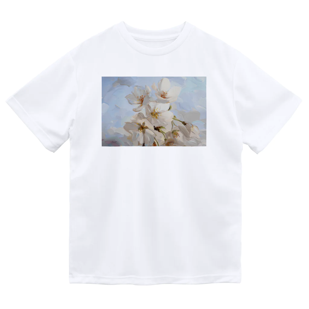 TOMOYA MURAKAMIのSAKURA-Oil Painting- Dry T-Shirt