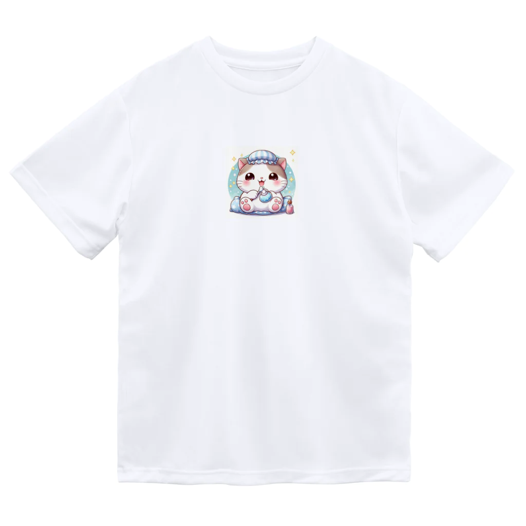 wtr3045のまるねこ33 ドライTシャツ