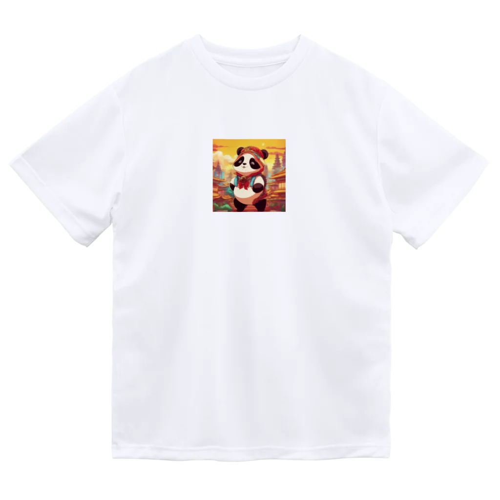 crazypanda2の冒険パンダ Dry T-Shirt