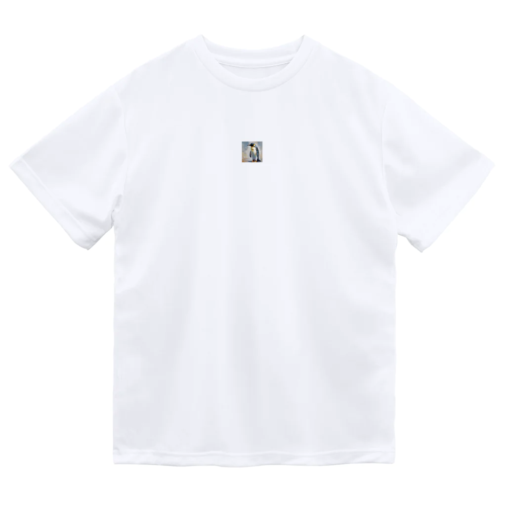 akipen76の厳しい自然環境にたくましく生きるペンギン Dry T-Shirt