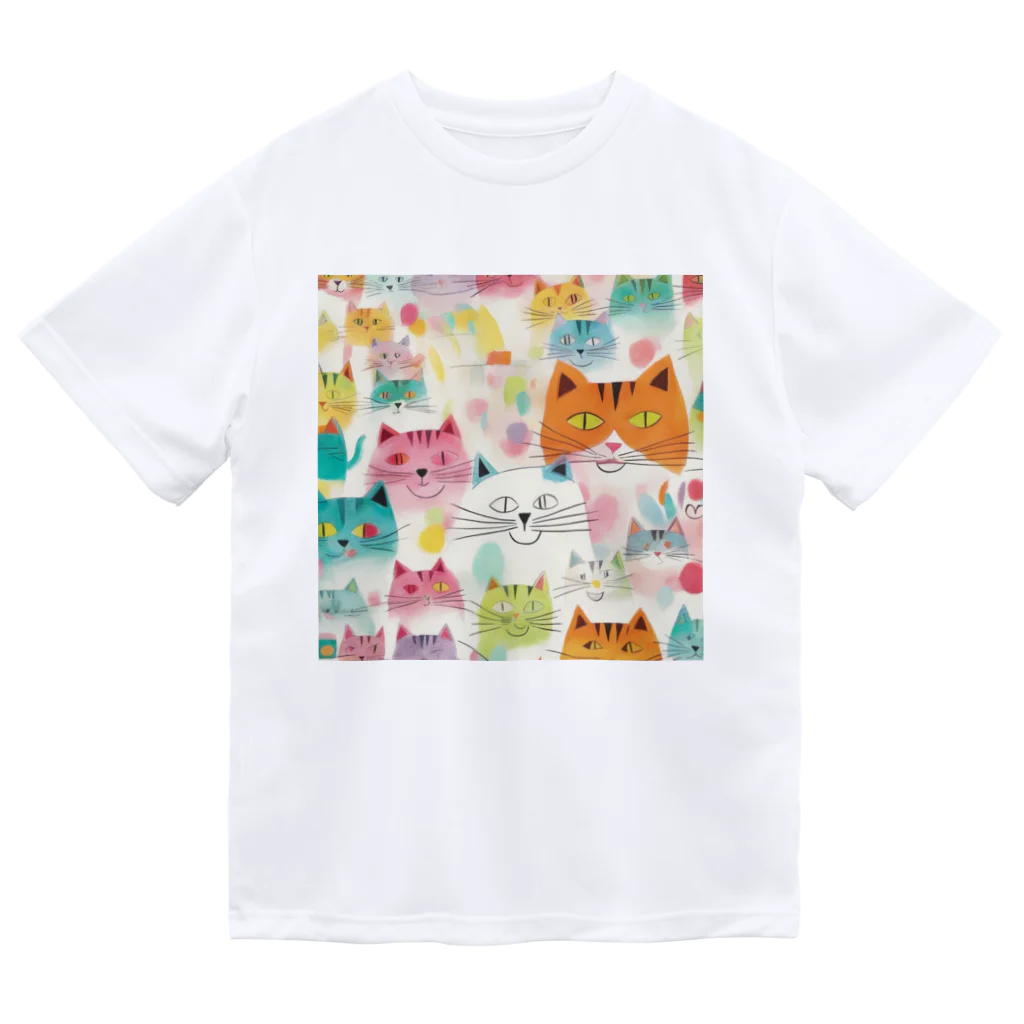 F2 Cat Design Shopのbeloved cats 002 ドライTシャツ