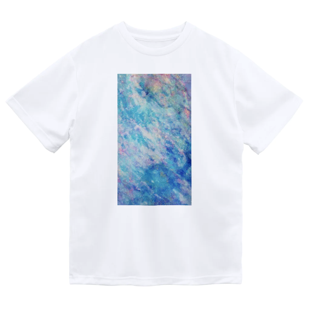 【抽象画】melty moon【フルイドアート】の凍傷 Dry T-Shirt