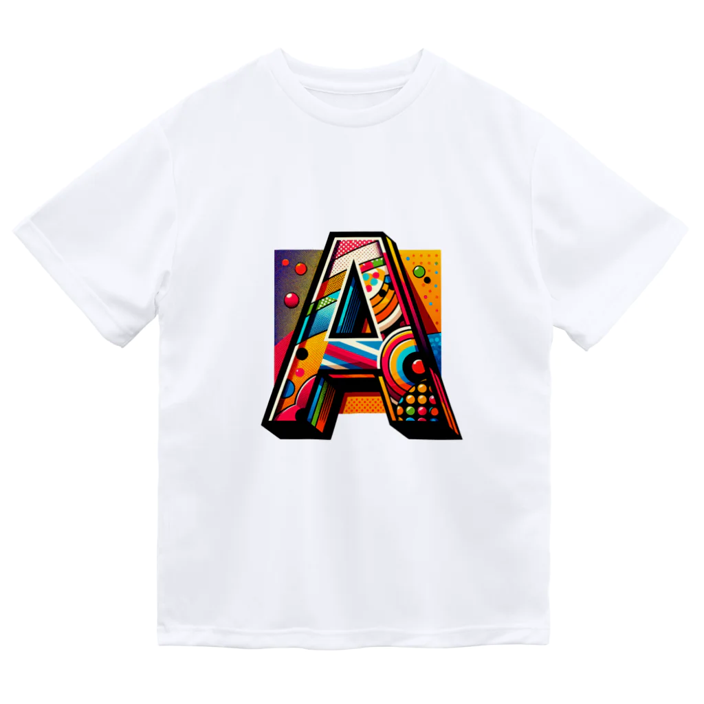 MushikingのアルファベットのA Dry T-Shirt