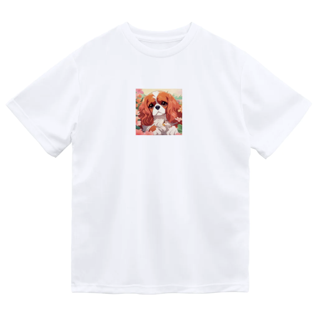 LoraCafeの春だねローラ ドライTシャツ