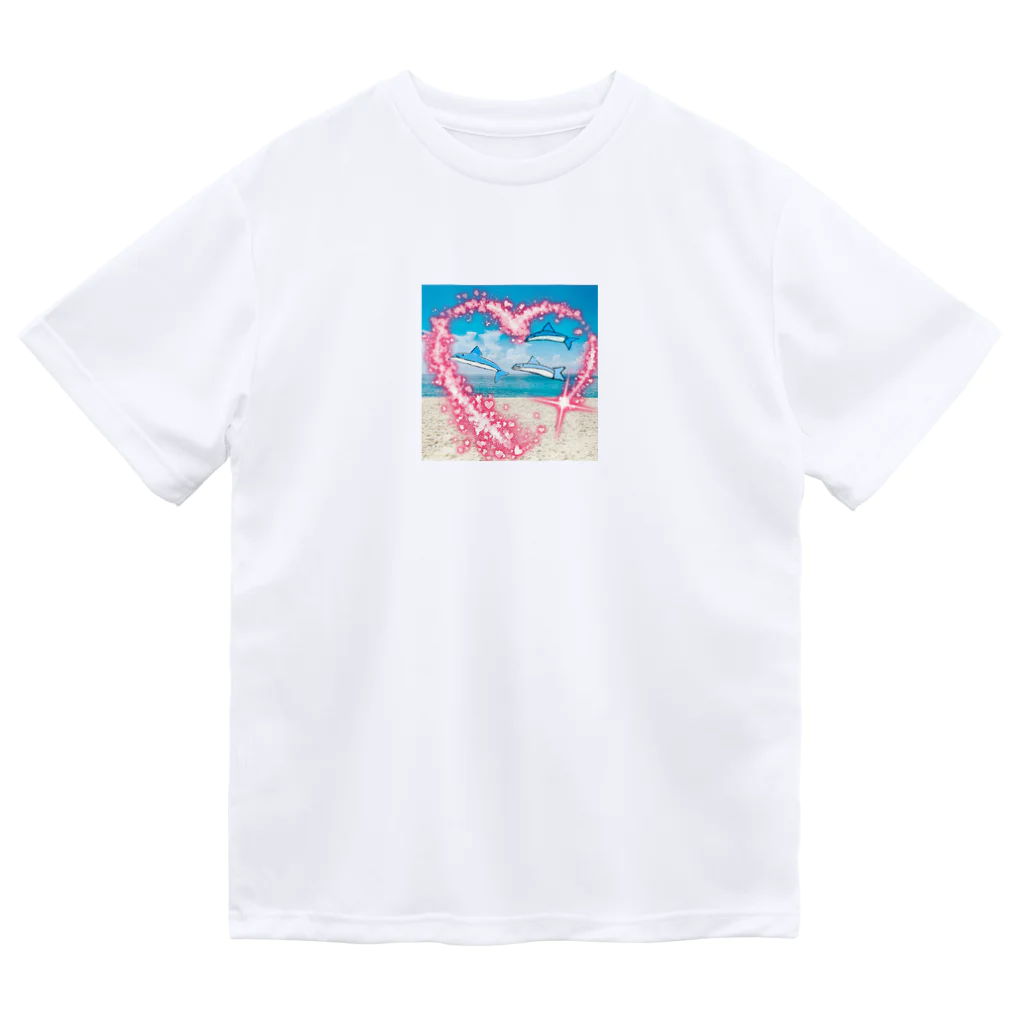 Shironekokuuのイルカくん Dry T-Shirt