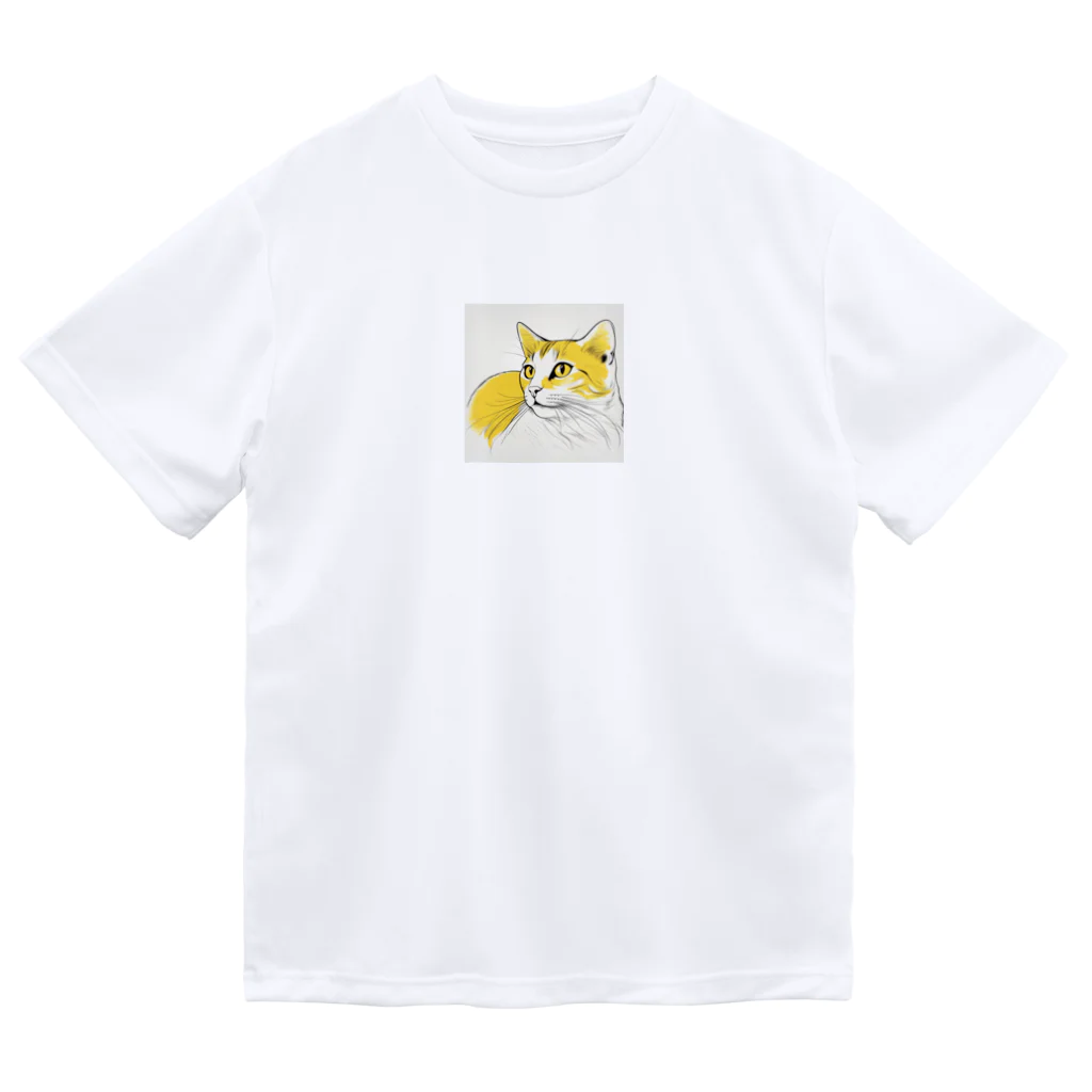 SerenDの猫スケッチ　たまにゃん Dry T-Shirt