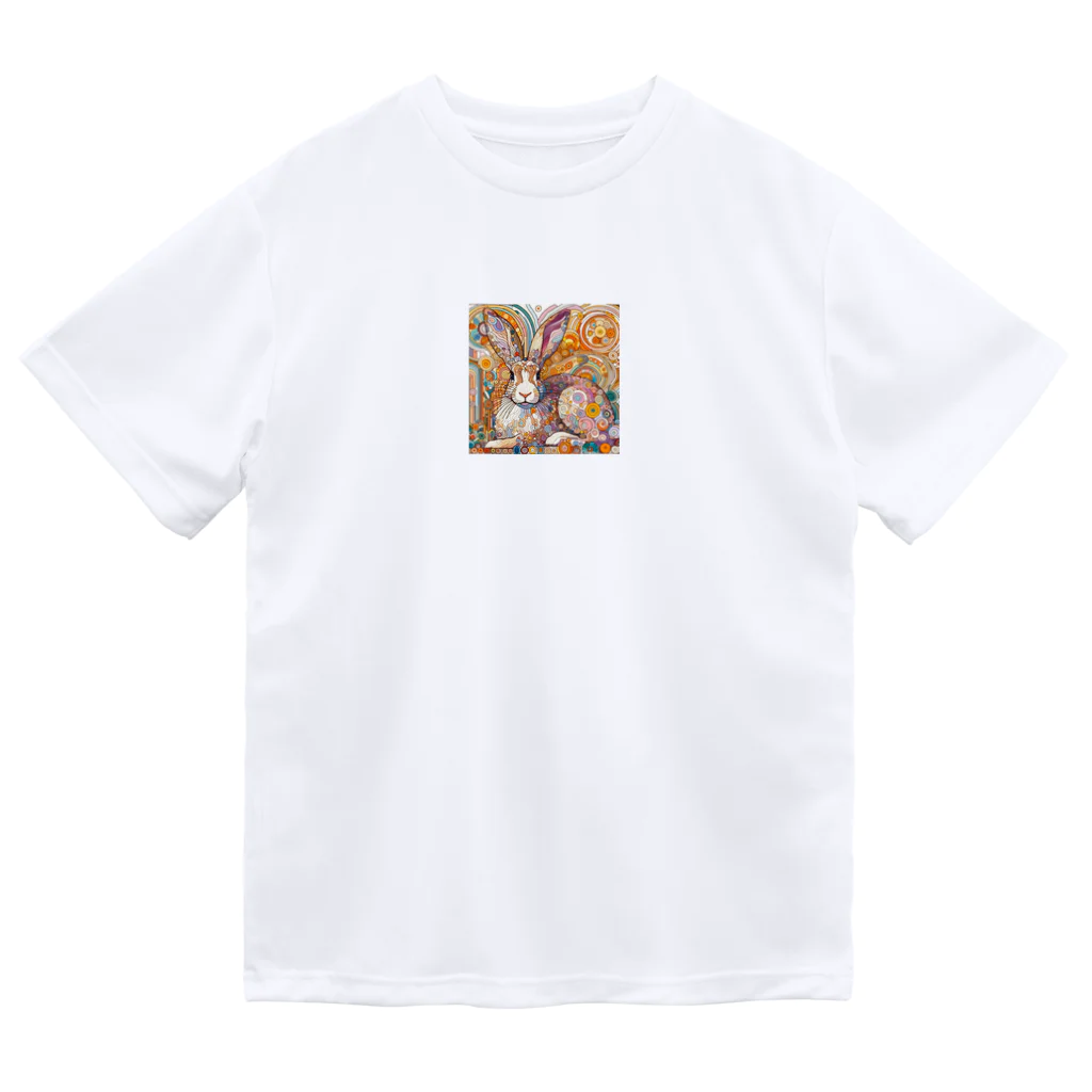 tearai-ugaiのクリムトウサギ Dry T-Shirt
