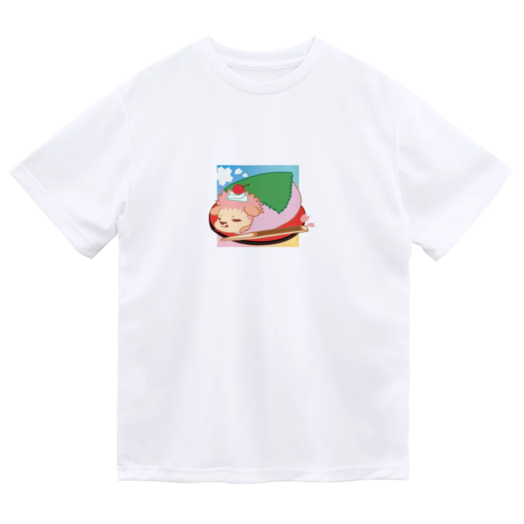 さちあきのおみせの季節のさくら餅ハリネズミ Dry T-Shirt