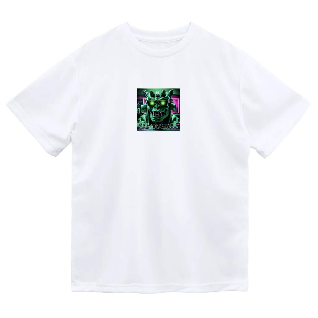 ANIMONSTALSのグリーン・モンスタル@tコックピット Dry T-Shirt