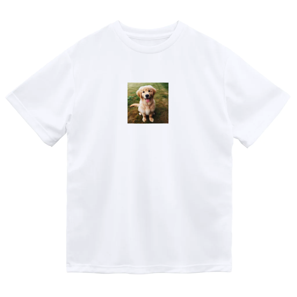 animalsの可愛い犬 ドライTシャツ