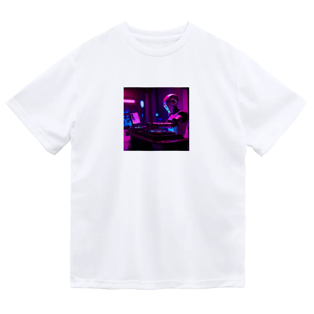 パワドラのDJロボット2 ドライTシャツ