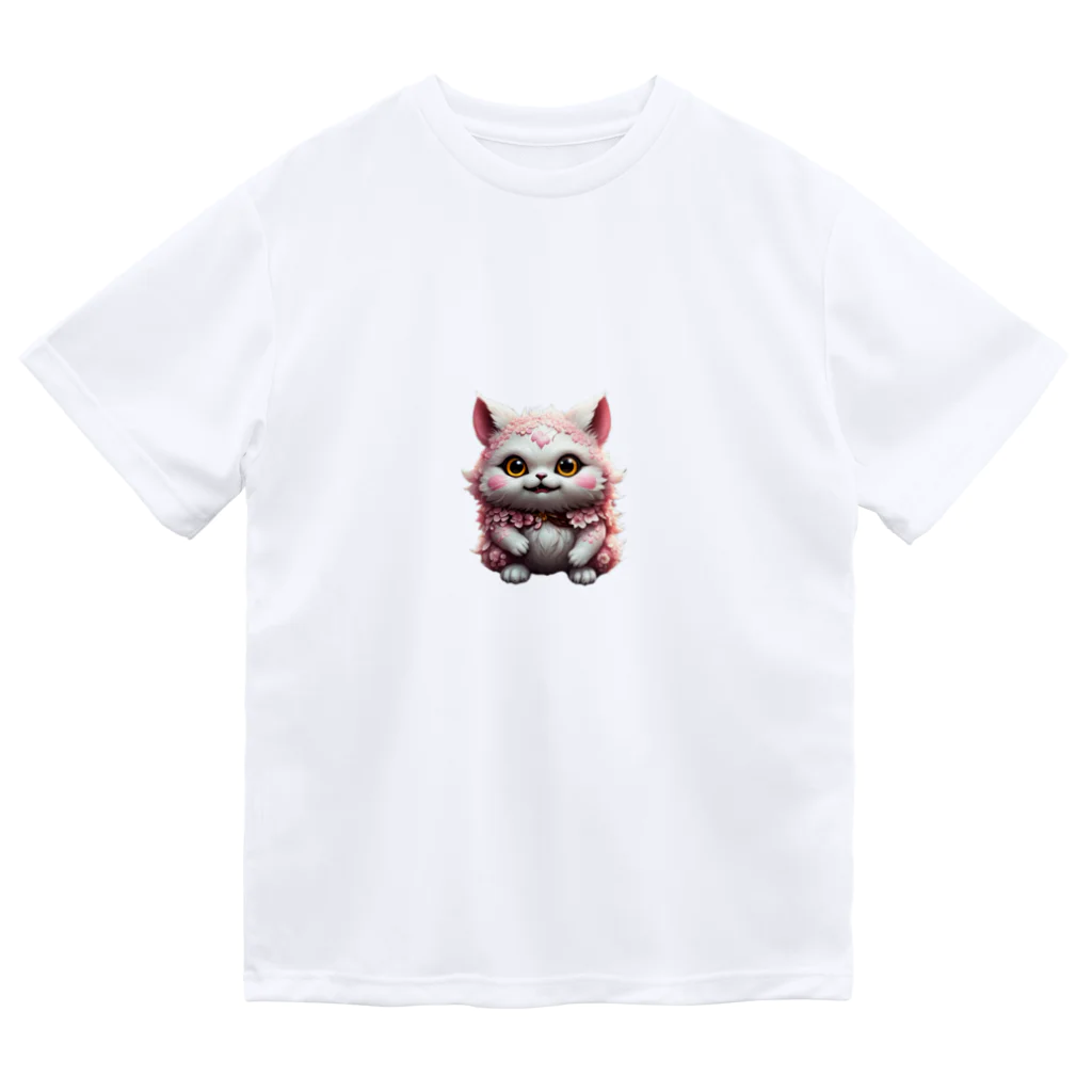 AI妖怪大図鑑の桜妖怪　ゴウカクニャ Dry T-Shirt