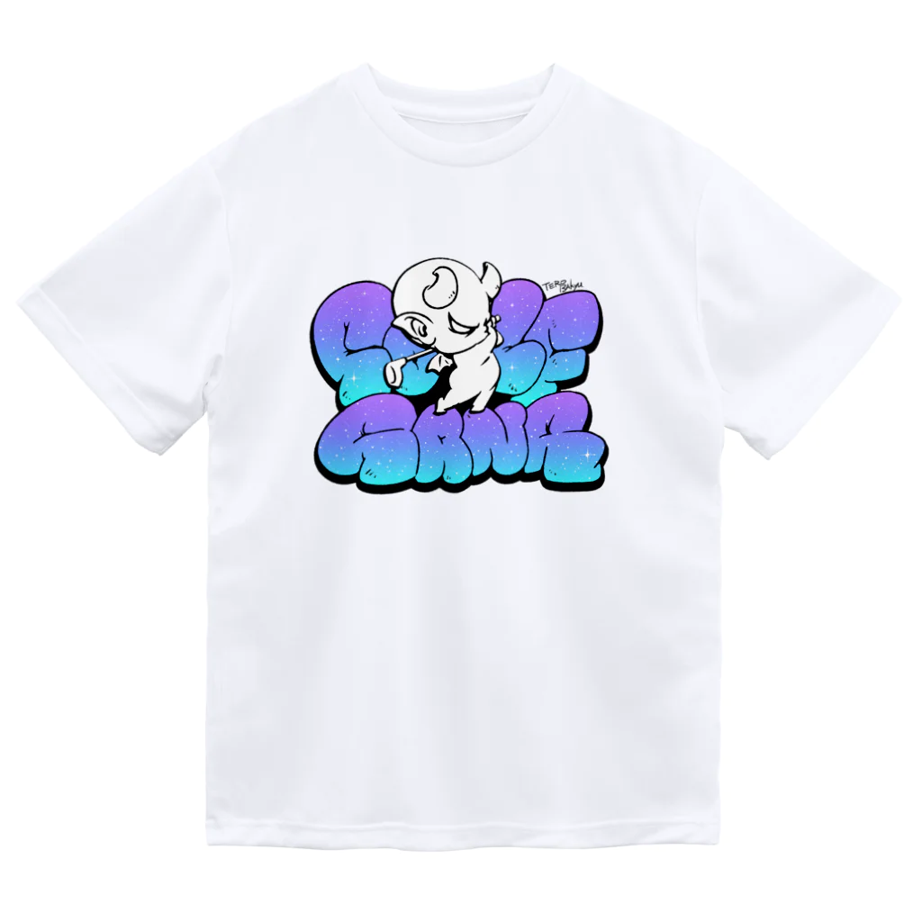 ☆てろバキュ アメージングSHOP☆のGOLF GANG［Galaxy］ ドライTシャツ