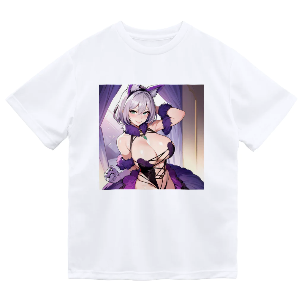 LONGSTONEの猫耳　美少女 Dry T-Shirt