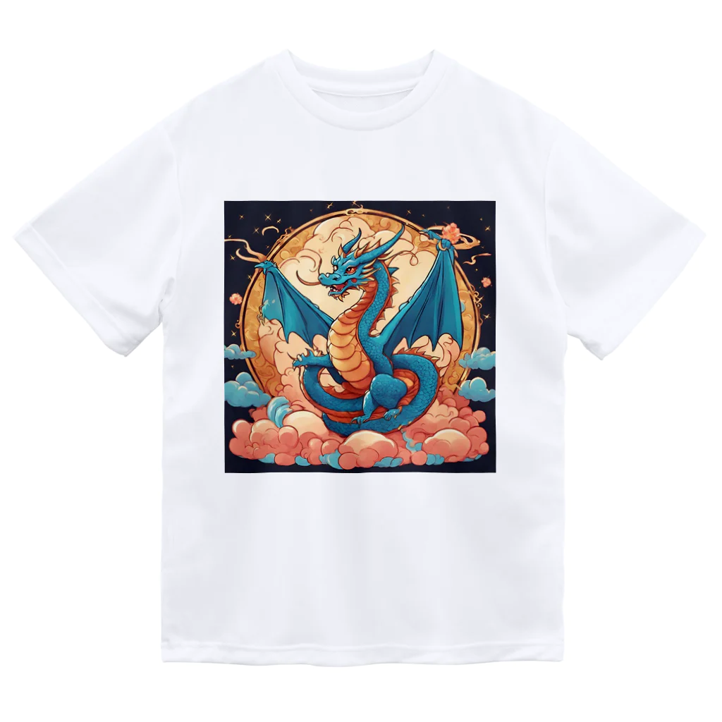 the blue seasonの昇華する守護龍 ドライTシャツ