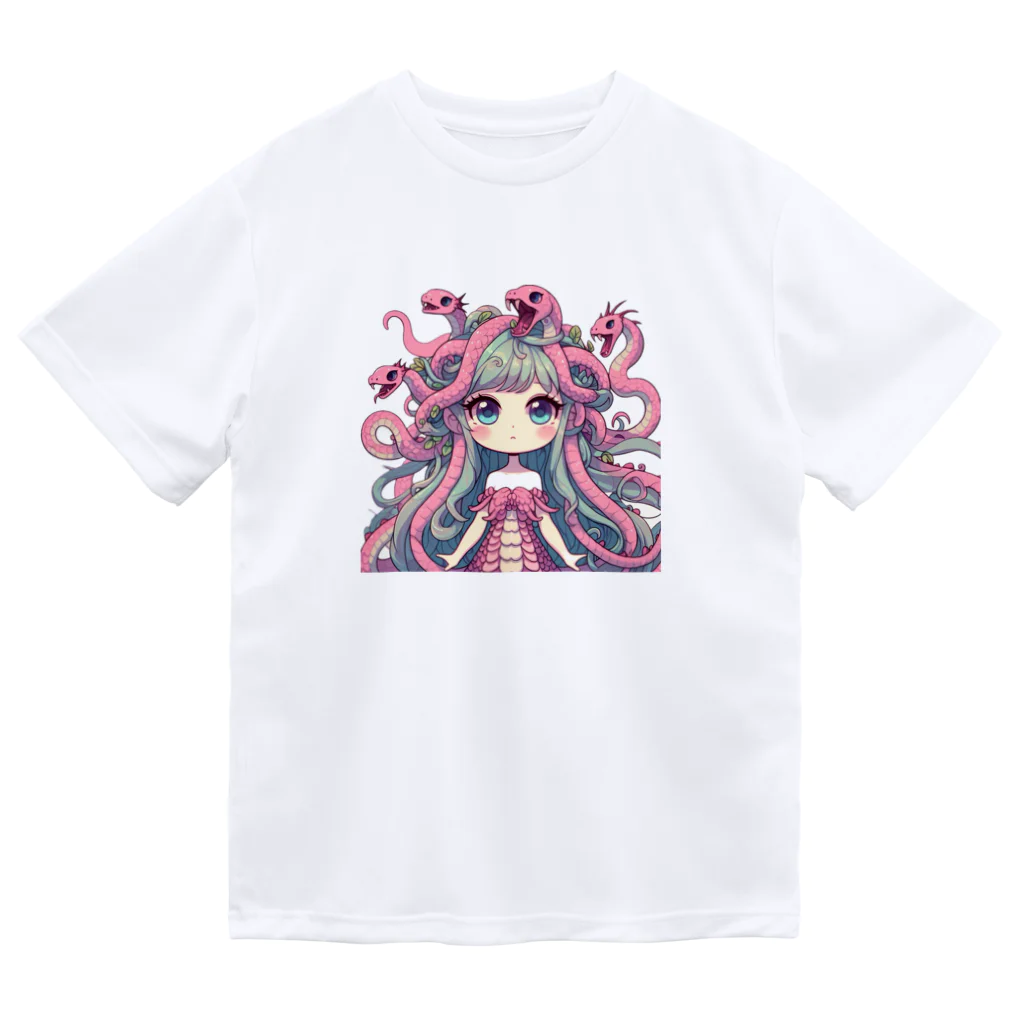 WakuWakustoreのメデューサ少女 Dry T-Shirt