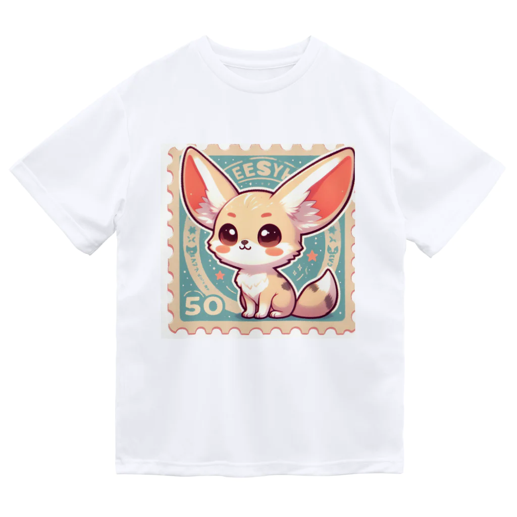 ゆうちゃんNFTいいねの耳長が可愛いフェネックちゃん Dry T-Shirt