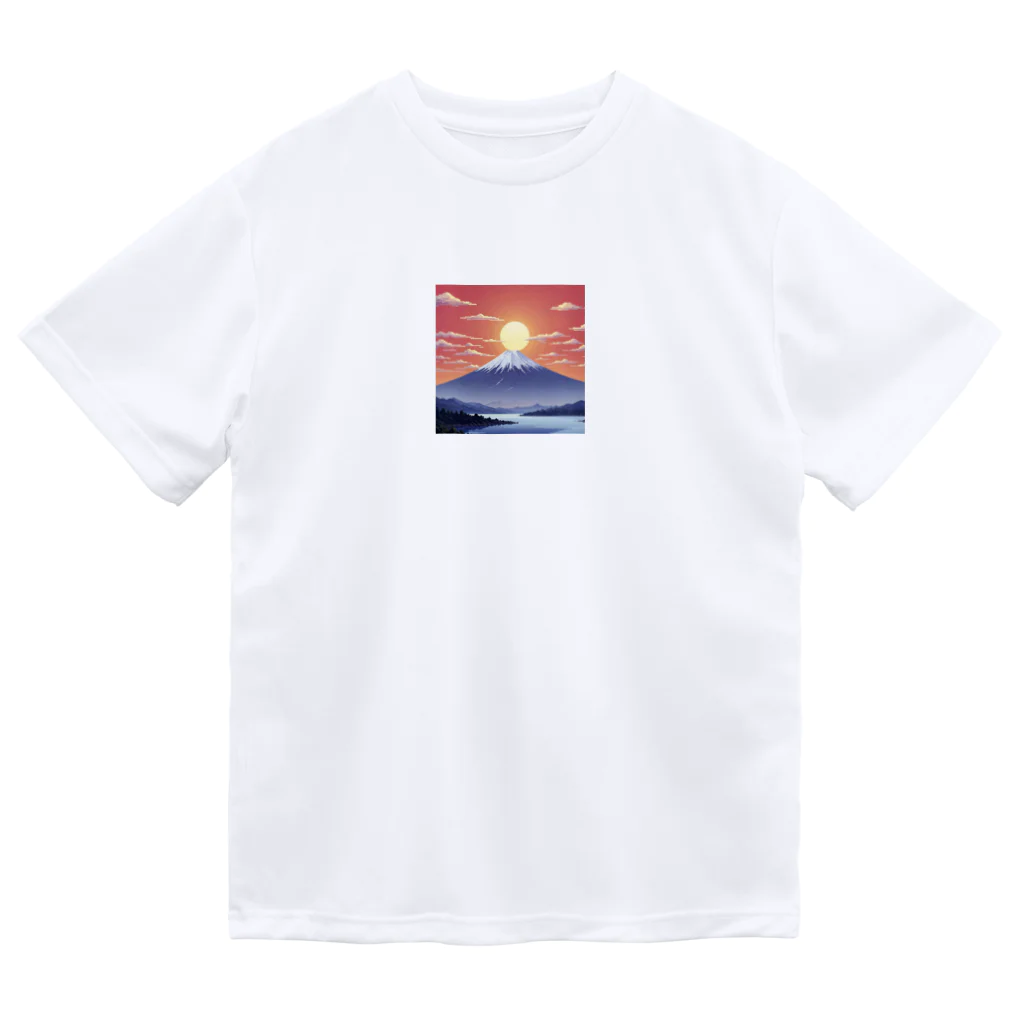 horiesotaのドット絵の朝日 Dry T-Shirt