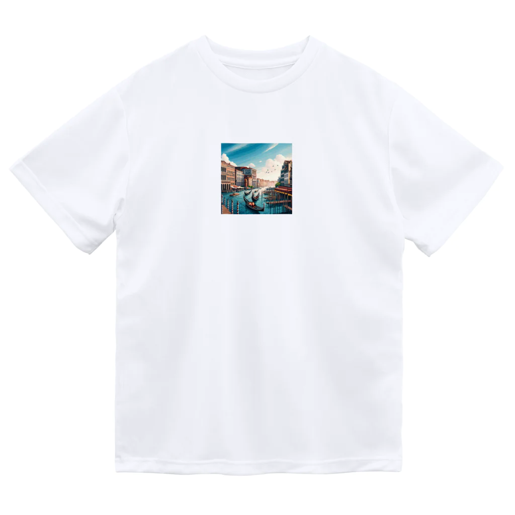 Pixel Art Goodsのヴェネチア（pixel art） ドライTシャツ