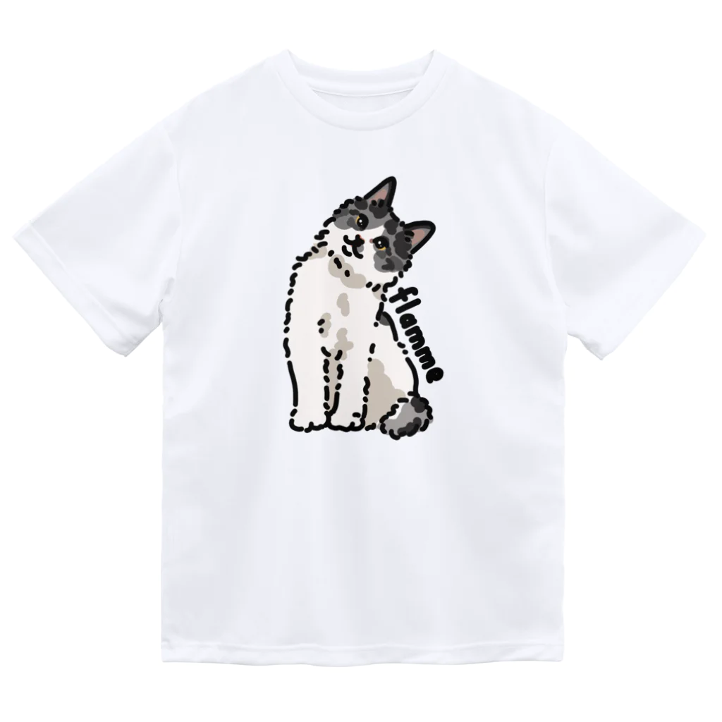 みきぞーん｜保護猫 ミッキー画伯と肉球とおともだちのflamme ドライTシャツ