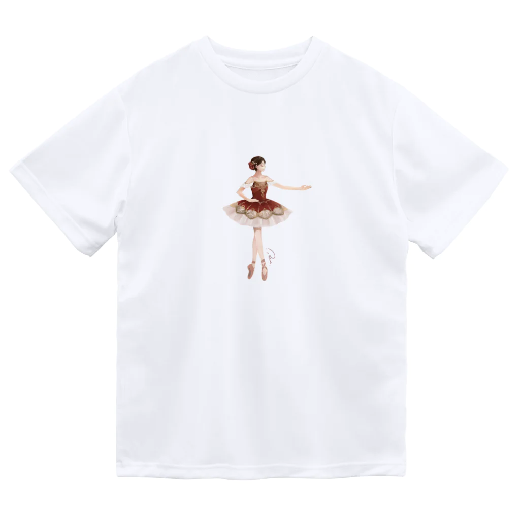 Joy. Ree Illustration SUZURI Shop のBallet (Paquita) - transparent Dry T-Shirt