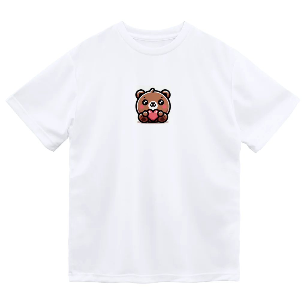 パステルパレットのくまくまハート ドライTシャツ