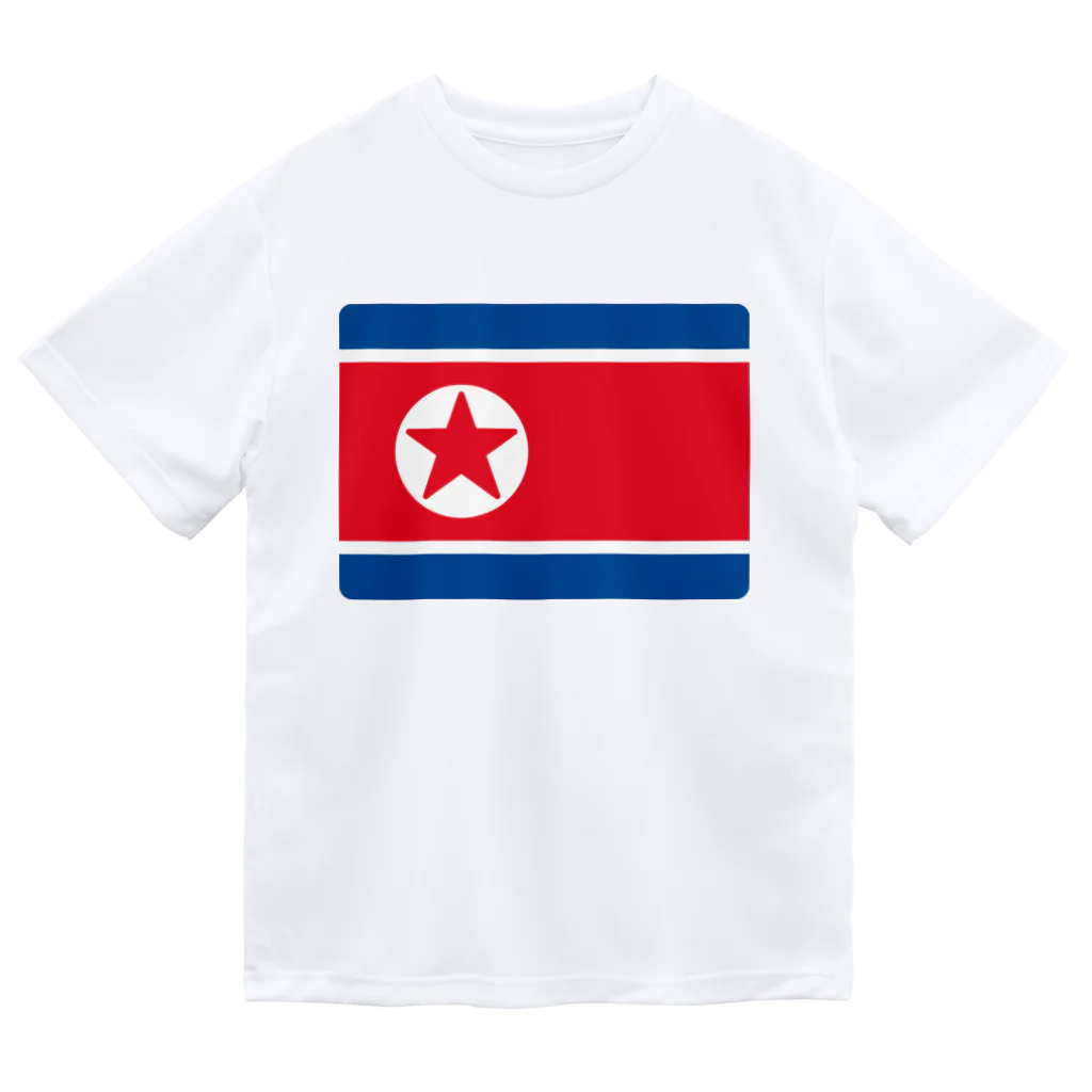 お絵かき屋さんの北朝鮮の国旗 ドライTシャツ