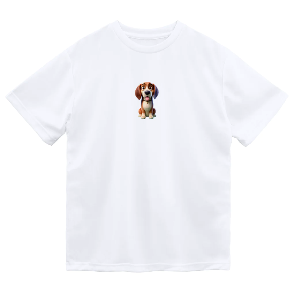 Maffy’s-shopのビーグル犬のフックくん Dry T-Shirt