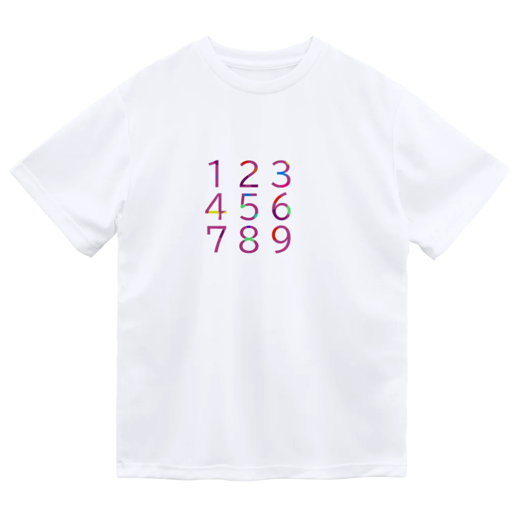 noiSutoaの数字がキュートなドット柄 ドライTシャツ