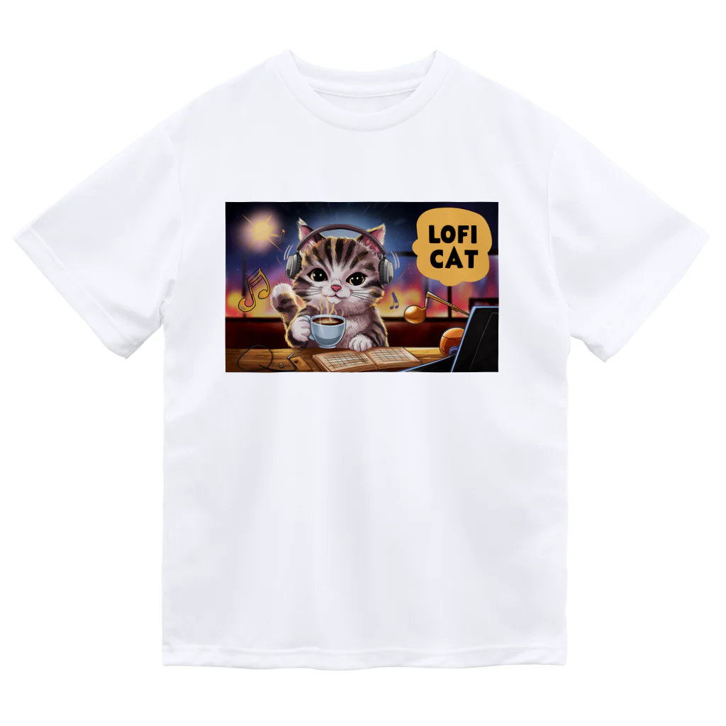 RySのLo-Fi Cat ドライTシャツ