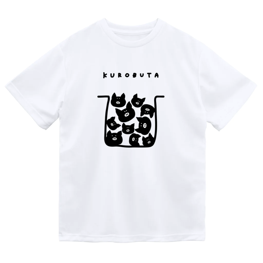 PokuStarの黒豚を入れた鍋 ドライTシャツ