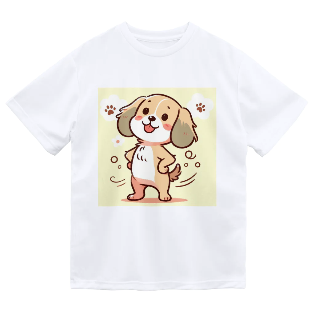 iota01のゆるかわ犬 ドライTシャツ